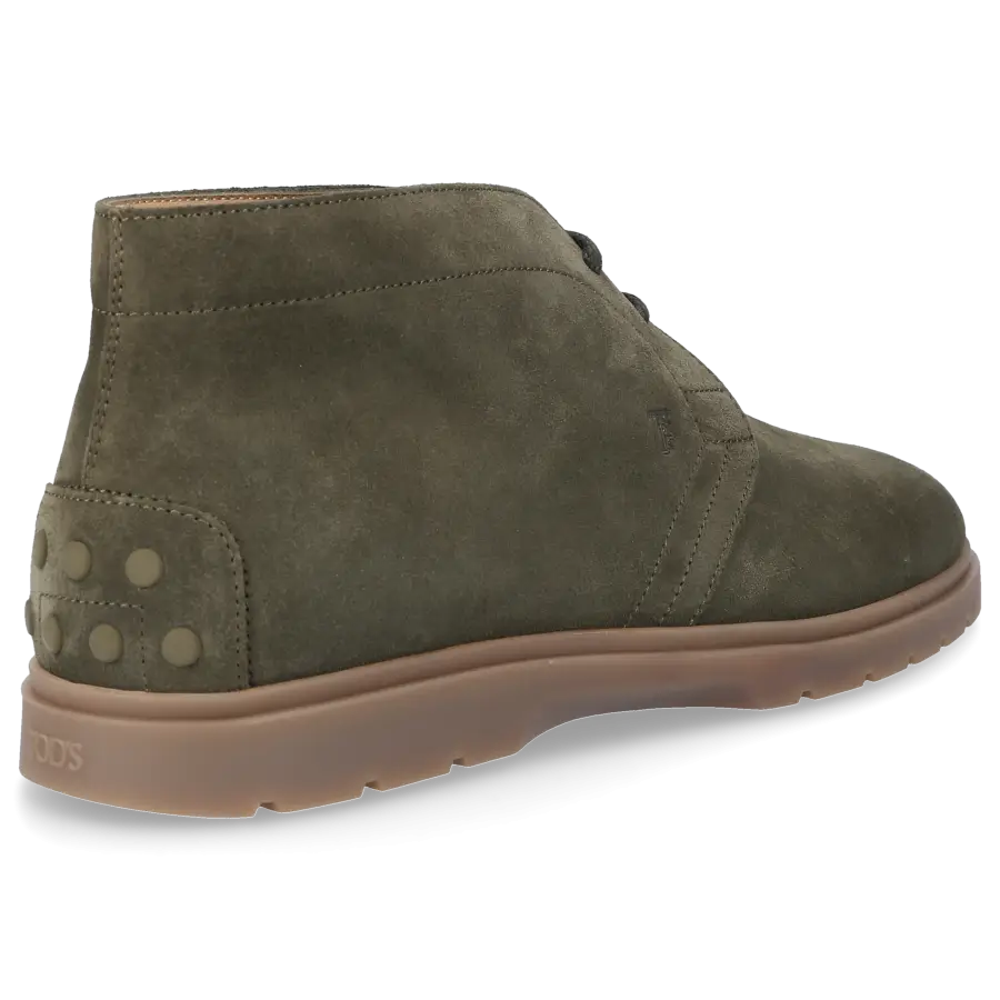 Tod's - Stiefeletten M59K00 Veloursleder - grün