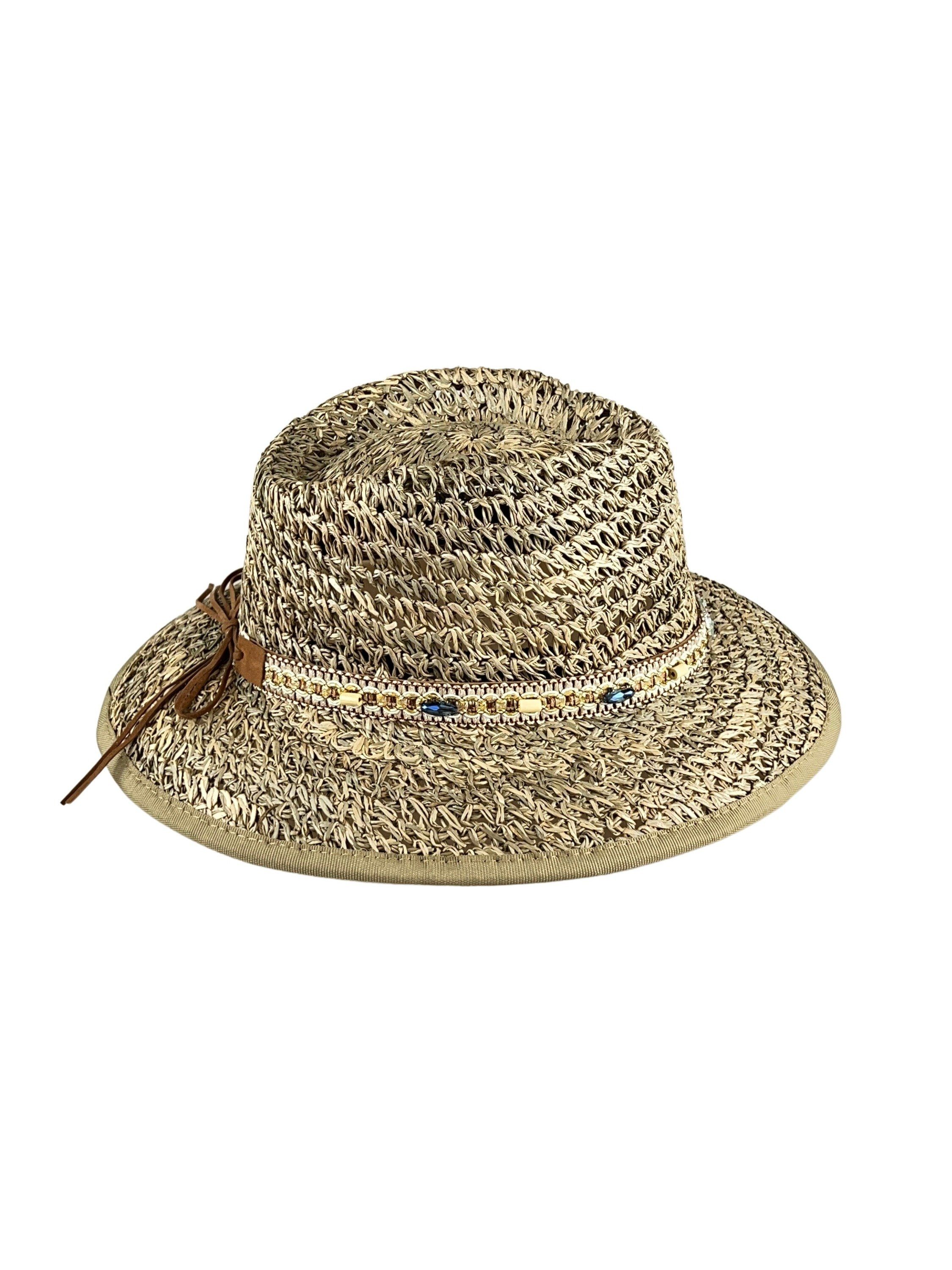 COLLEZIONE ALESSANDRO Sonnenhut Havanna (1-St) Made in Italy
