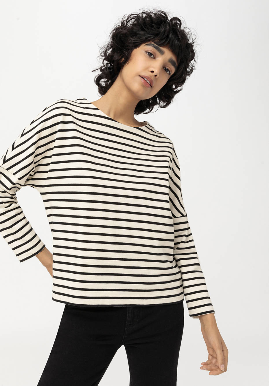 Ringelshirt aus reiner Bio-Baumwolle