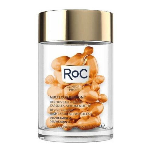 Roc Multi Correxion Revive + Glow éjszakai szérum kapszula 30 darab