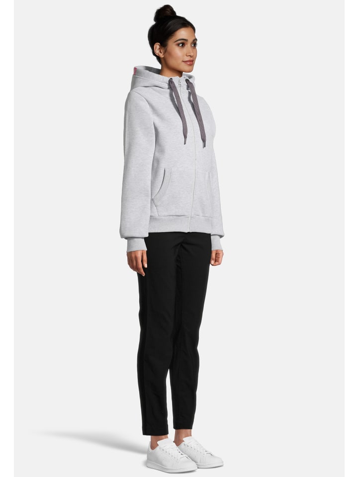Salzhaut Sweatjacke Sööte Jacke in Grey Melange günstig kaufen