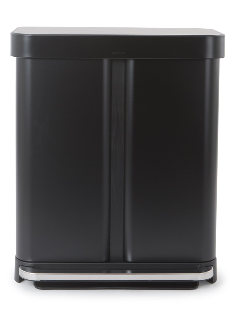 Cestino a pedale Simplehuman Line Pocket da 24 + 34 litri