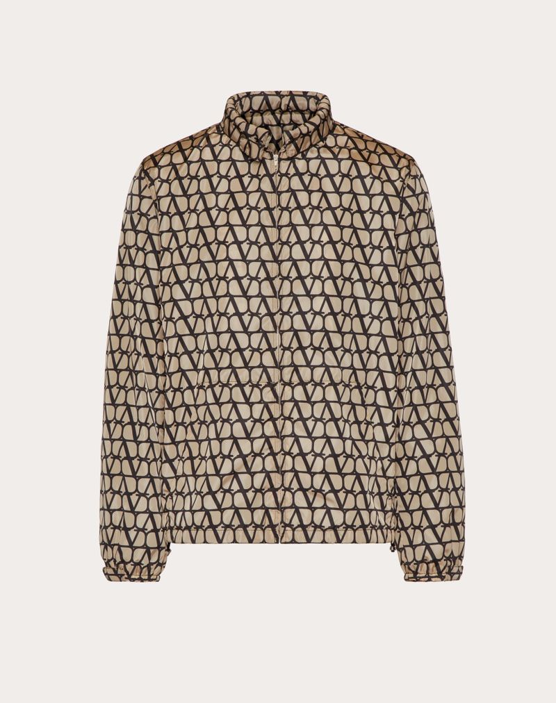 NYLON VINDJAKKE MED TOILE-IKONOGRAFI-PRINT