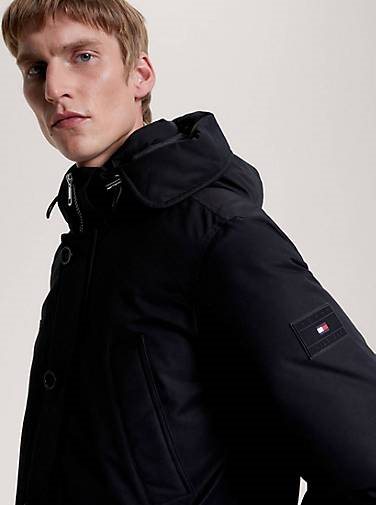 TOMMY HILFIGER Herren Daunenjacke mit Kapuze ROCKIE NON FUR DOWN PARKA