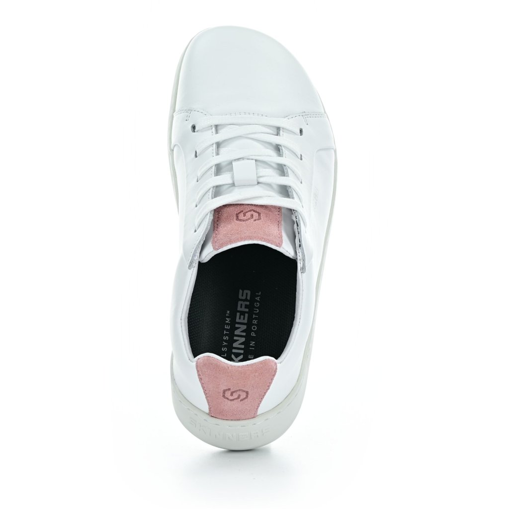 Skinners Moonwalker Leather Pink/White Barfußsneakers