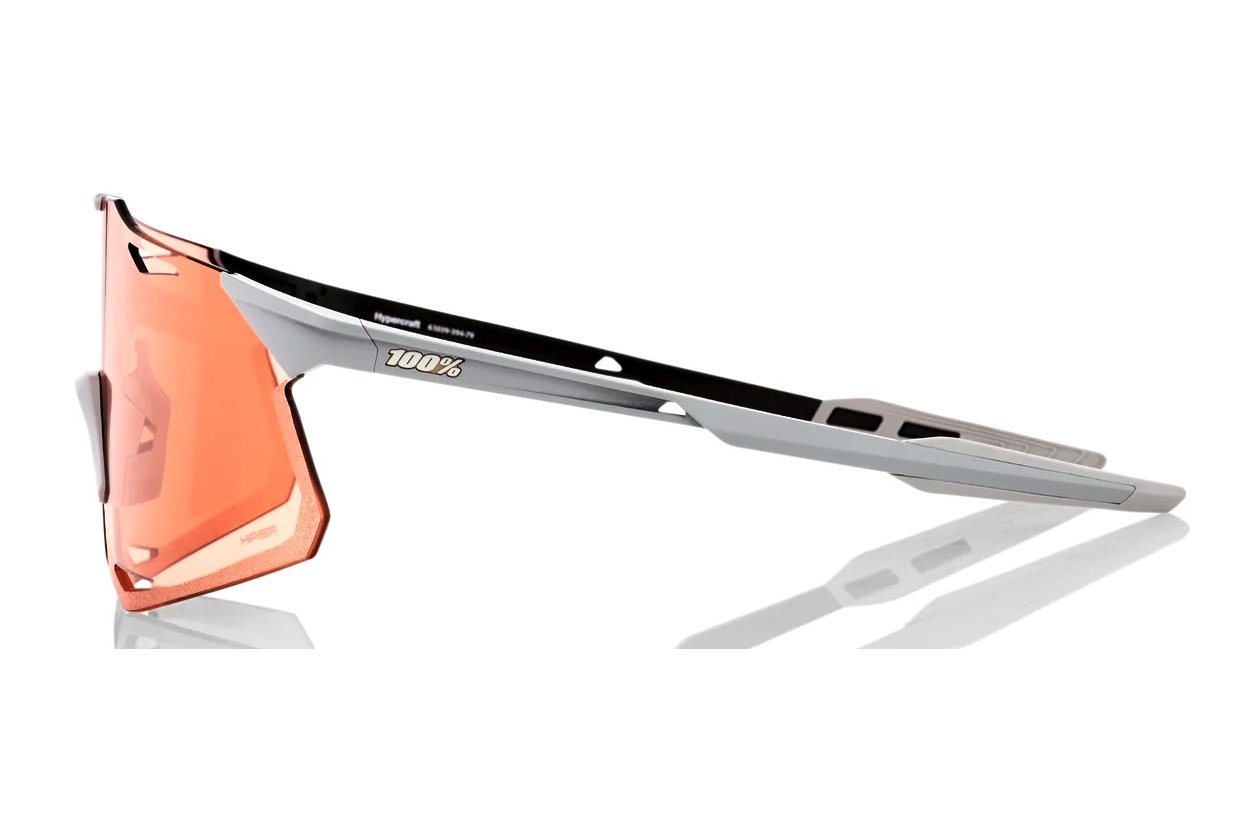 100 Percent Hypercraft Matte Stone Grey/Coral / HiPER Coral Lens