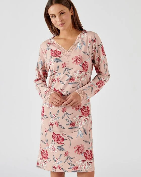 Chemise de nuit maille Thermolactyl recyclée