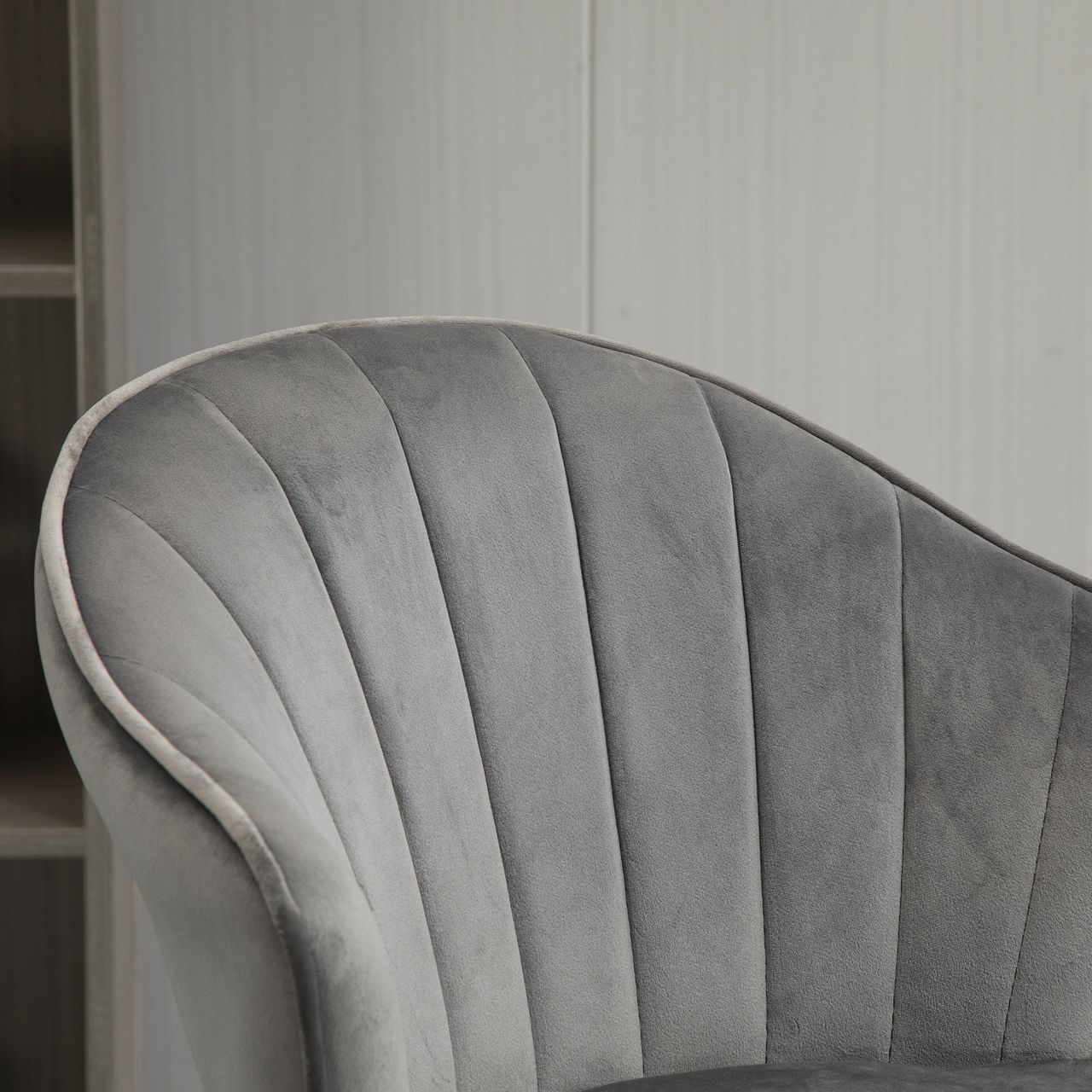 HOMCOM 2er-Set Barhocker Barstühle mit Lehne drehbar höhenverstellbar Grau