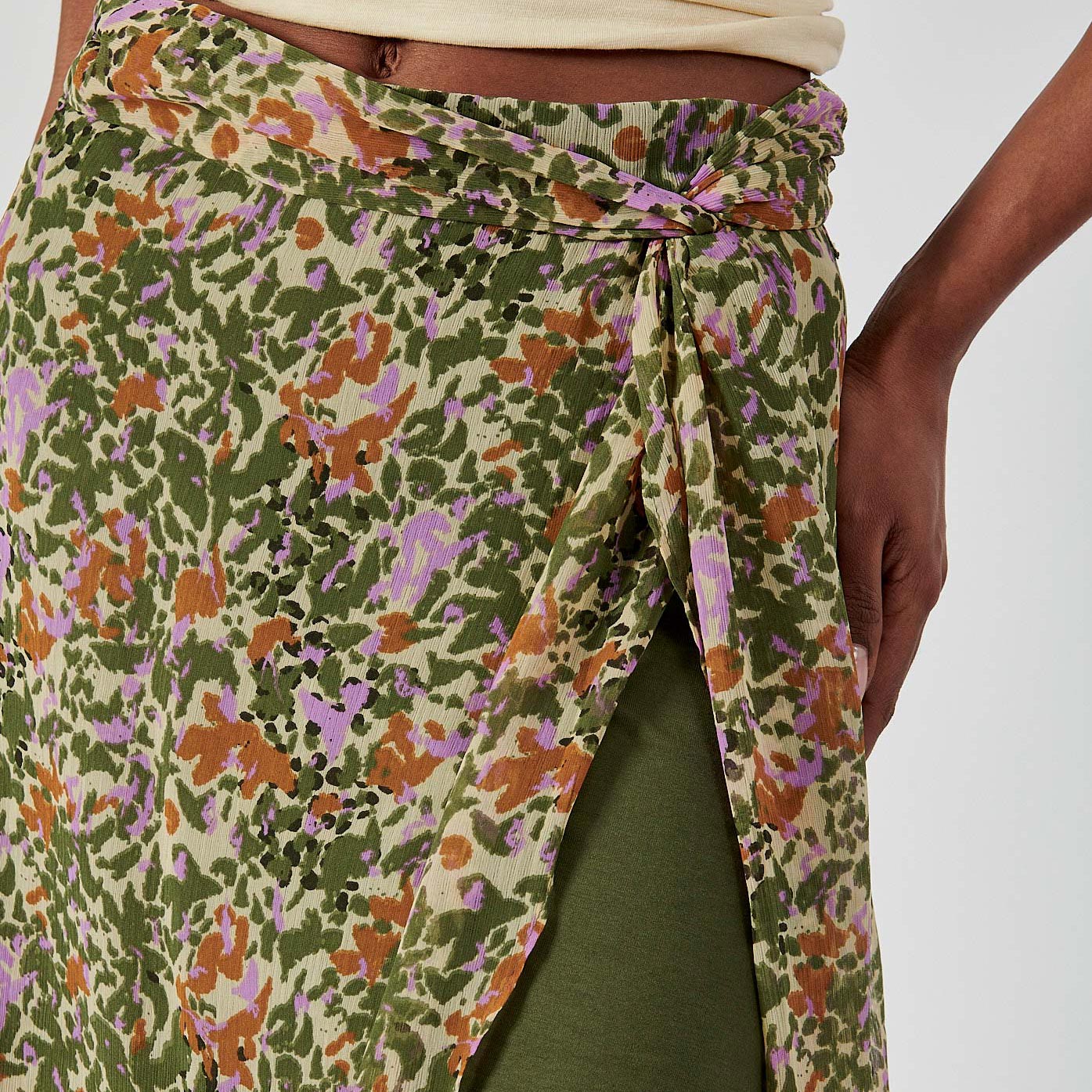 CARO   Jupe portefeuille fantaisie femme