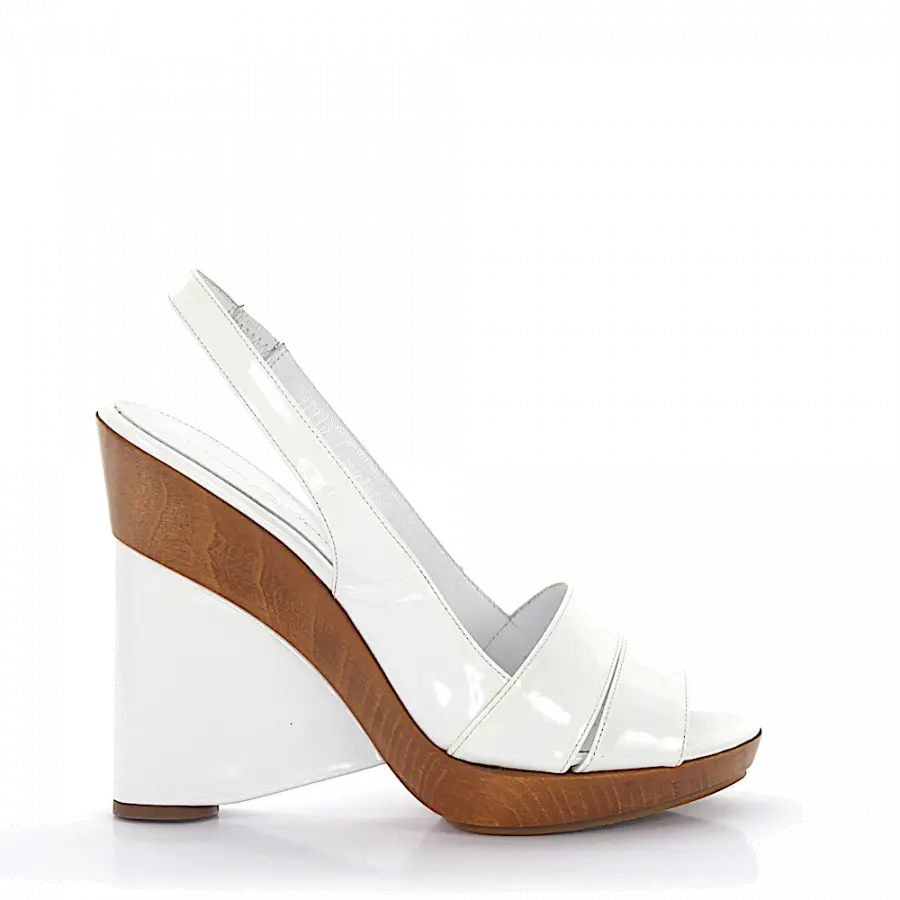 Gianvito Rossi - Plateausandalen weiß - weiß