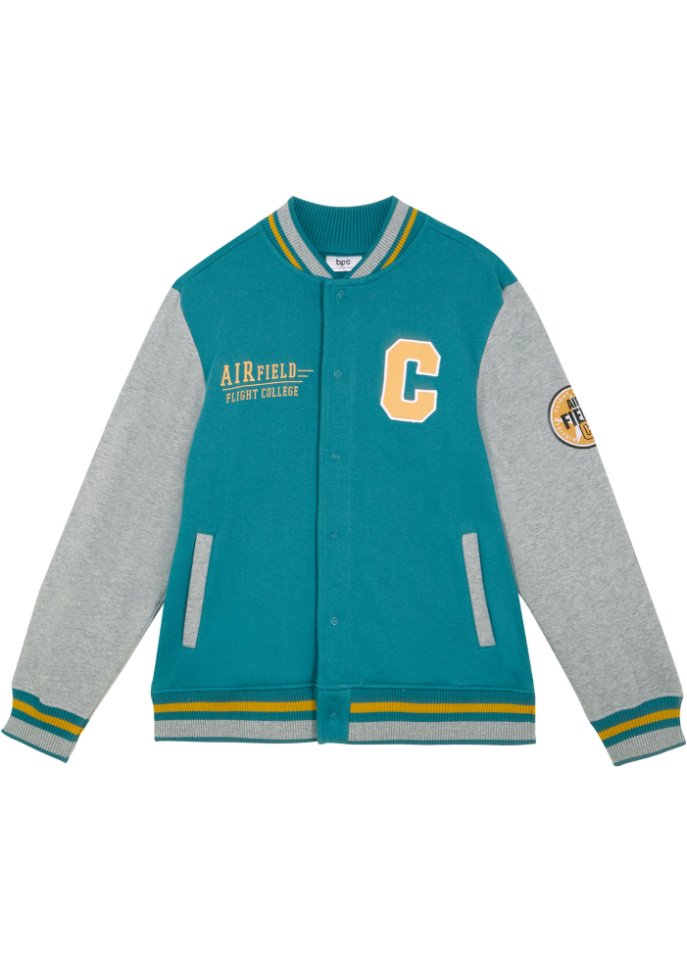 Jungen College Sweatjacke
