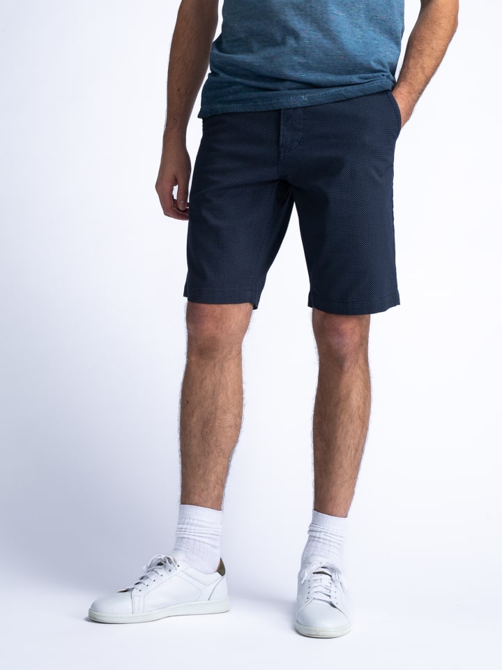 Petrol Industries Chino-Shorts mit Gürtel Breezeify in Blau günstig kaufen