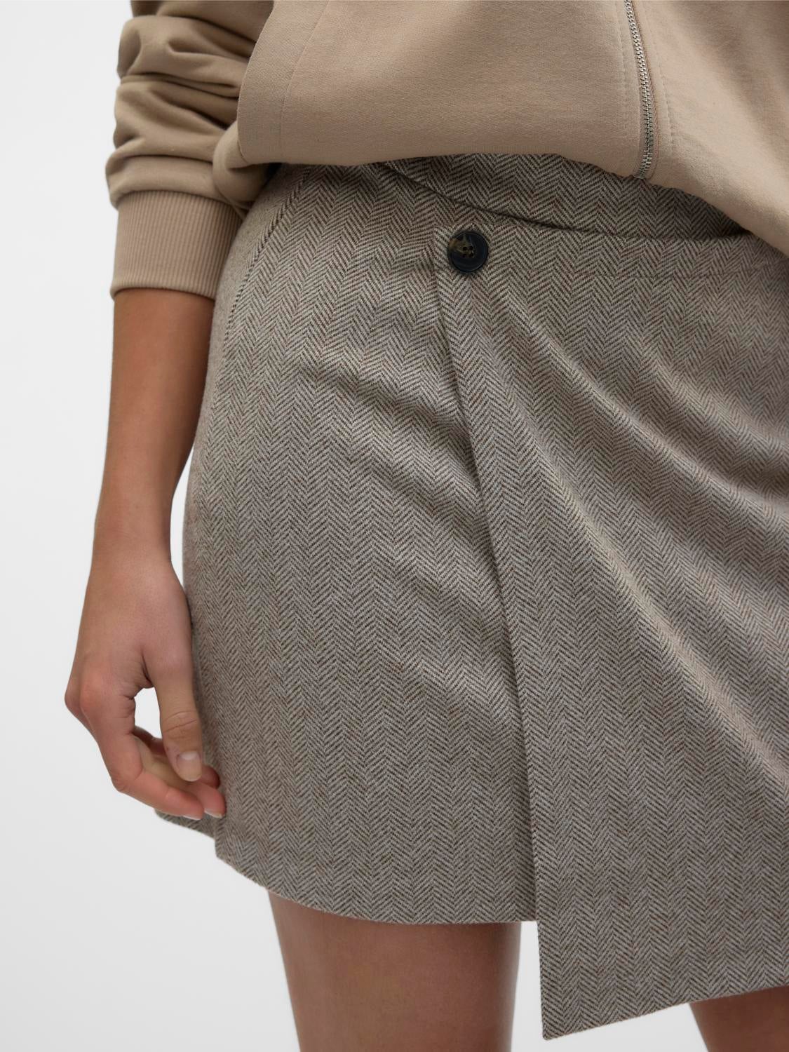 VMKAWI Mittlere Taille Minirock