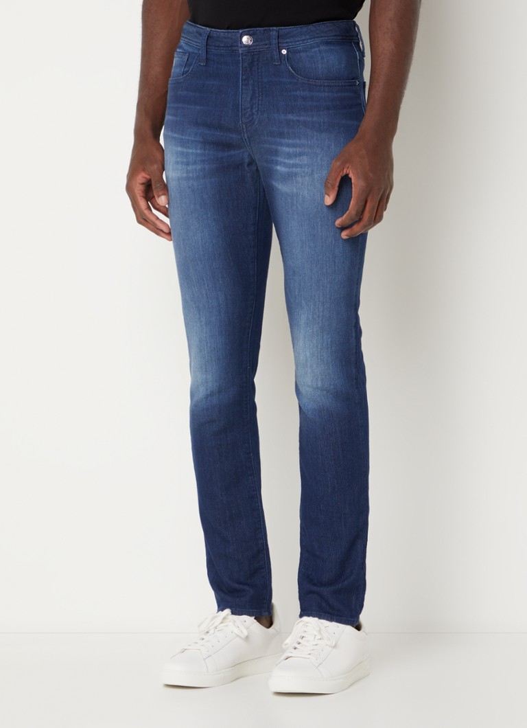 Armani Exchange Skinny jeans i medium vask