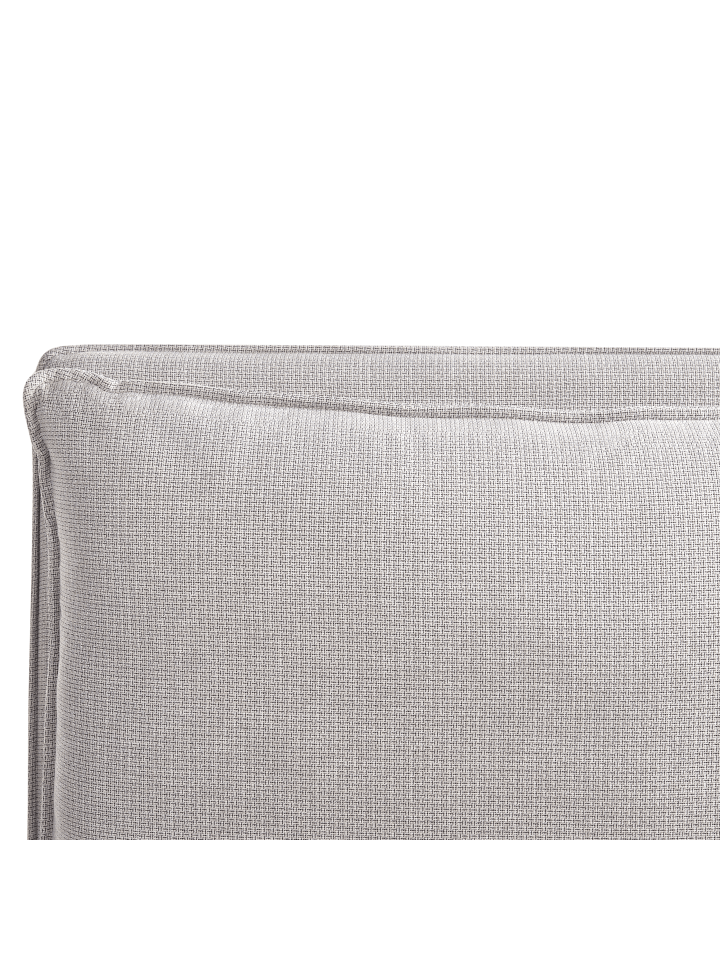 Beliani Doppelbett BAJONNA in Grau - (W) 204 x (H) 102 x (L) 235 cm günstig kaufen onesize