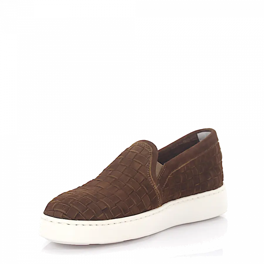Santoni - Slip Ons braun - braun