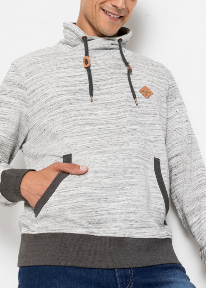 Sweatshirt mit Stehkragen