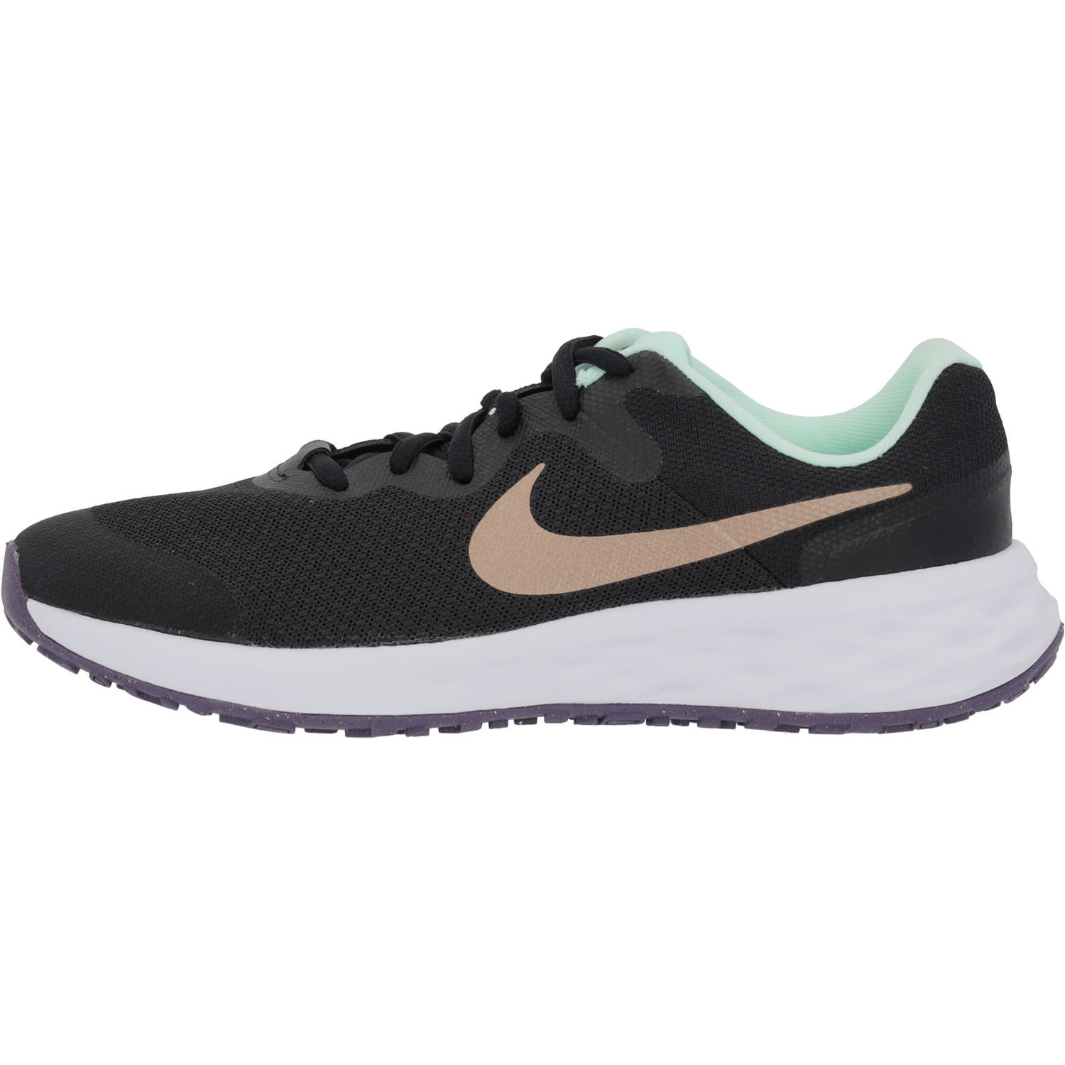 Nike Revolution 6 DD1096 W, Sneakers Low, Kinder, black/mtlc