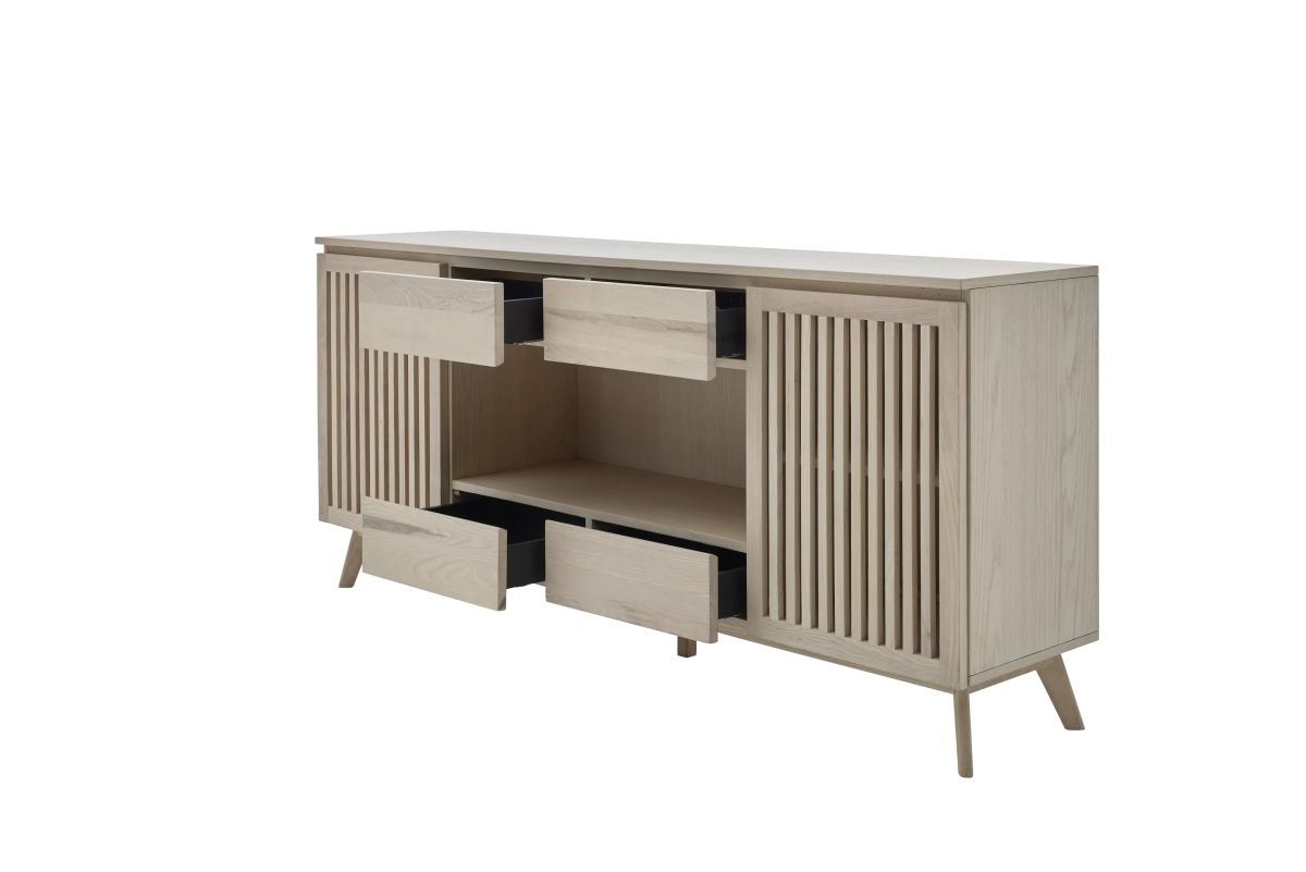 Roomio Sideboard No. 2000 Esche 180 x 80 cm
