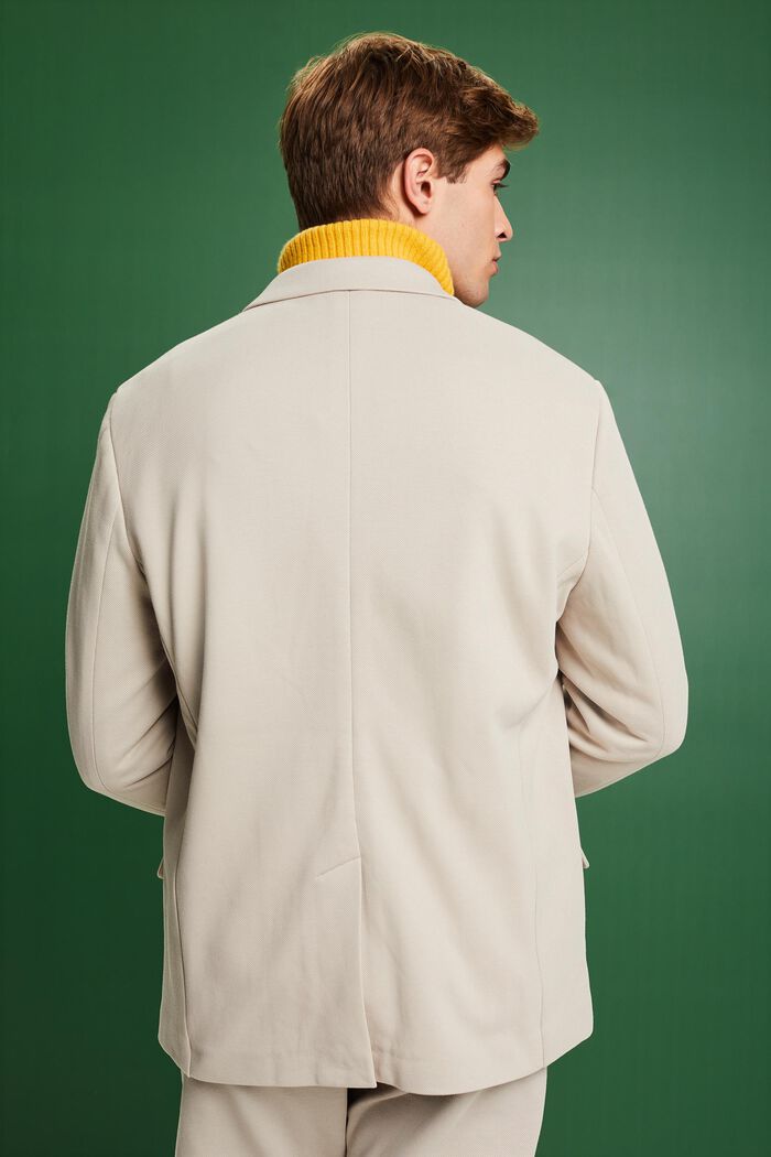 Strickblazer aus Baumwollmix