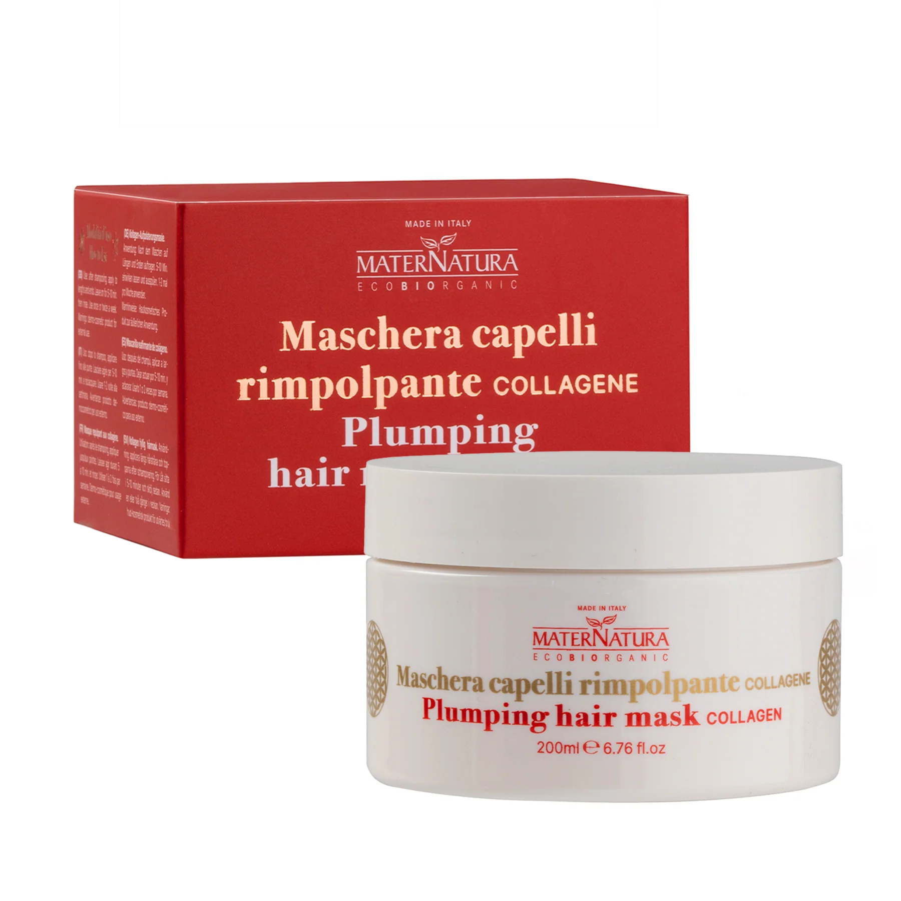 Mascarillas y aceites acondicionadores Mascarilla capilar antiedad voluminizadora con colágeno - Mascarilla capilar desintoxicante