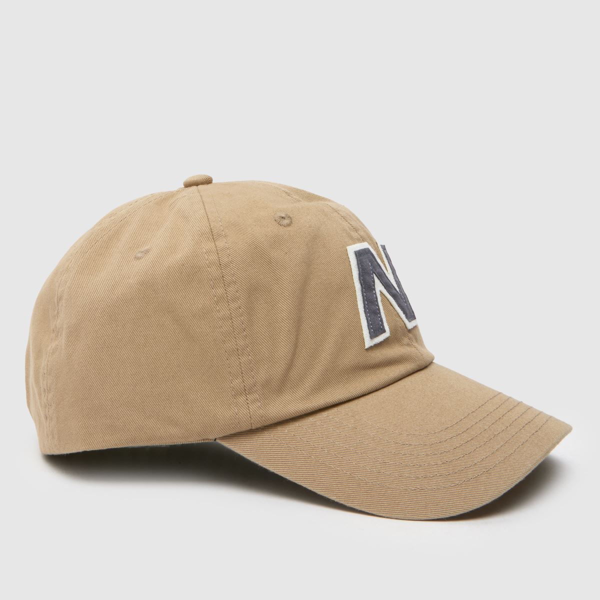 New Balance beige block n snapback-keps