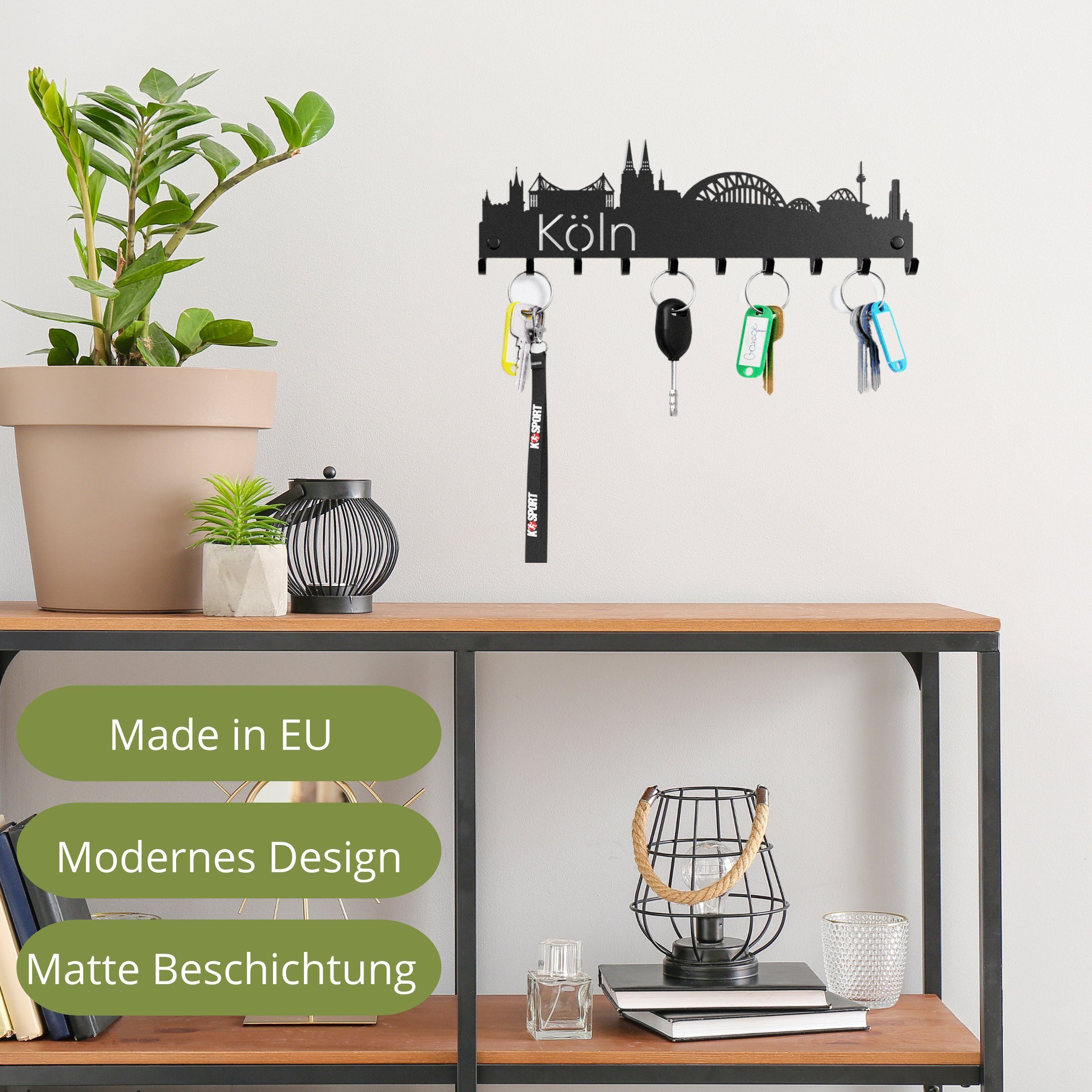 NOGGI - Home Decor Masters Schlüsselleiste Schlüsselbrett 
