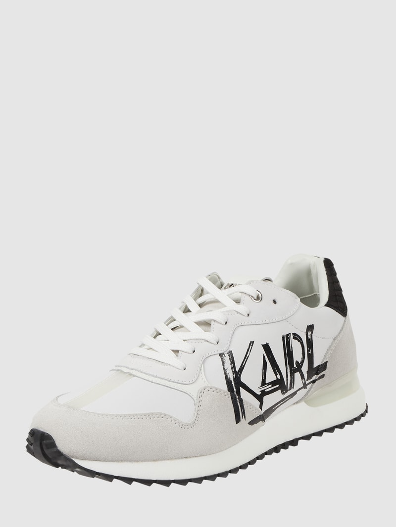Sneaker aus Leder Modell 'Velocitor' in weiß