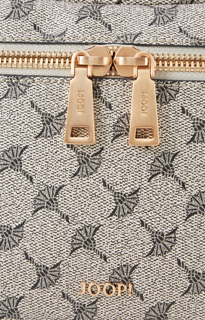 Beauty-Case Mazzolino Edition Flora in Schwarz/Offwhite