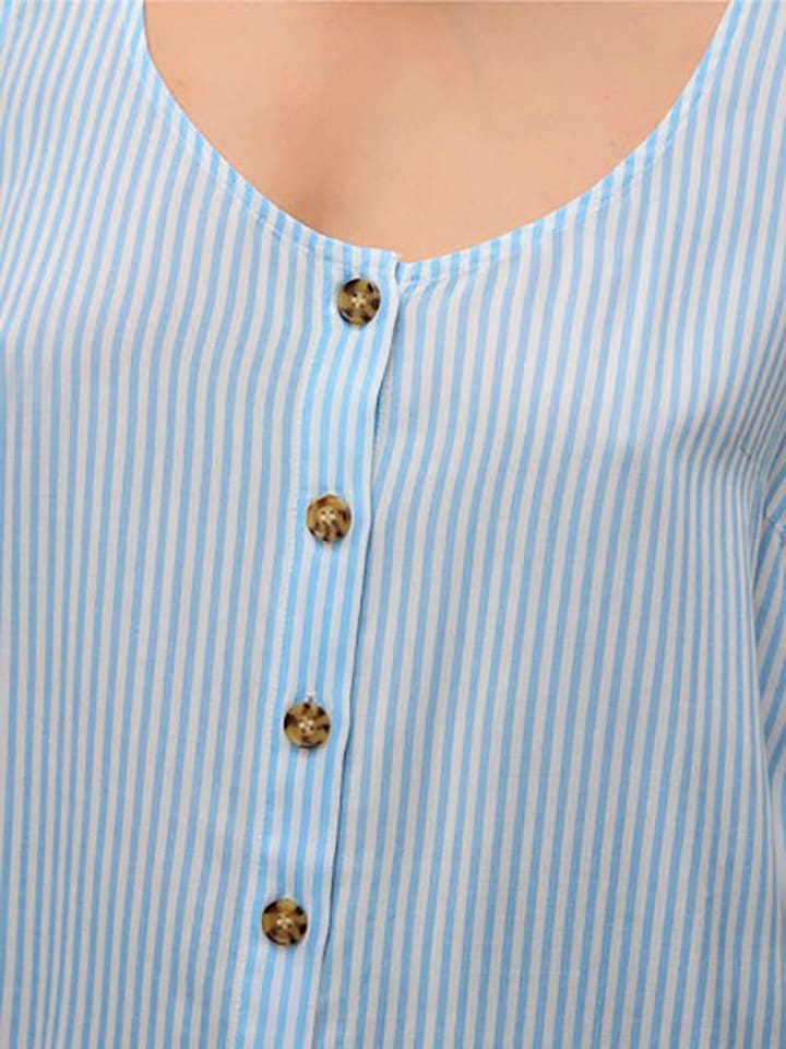 Vero Moda Top in Hellblau/ Weiß günstig kaufen