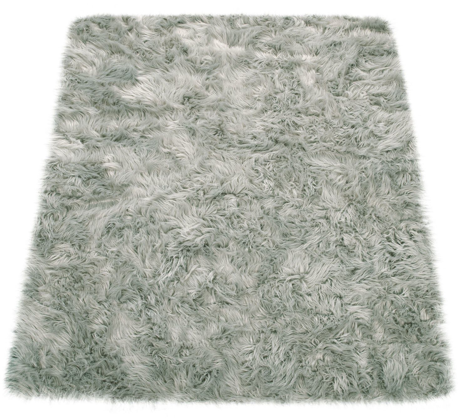 Fellteppich Playa 960, Paco Home, rechteckig, Höhe: 64 mm, Kunstfell, Flokati-Optik, Hochflor, weich und flauschig, Uni-Farben