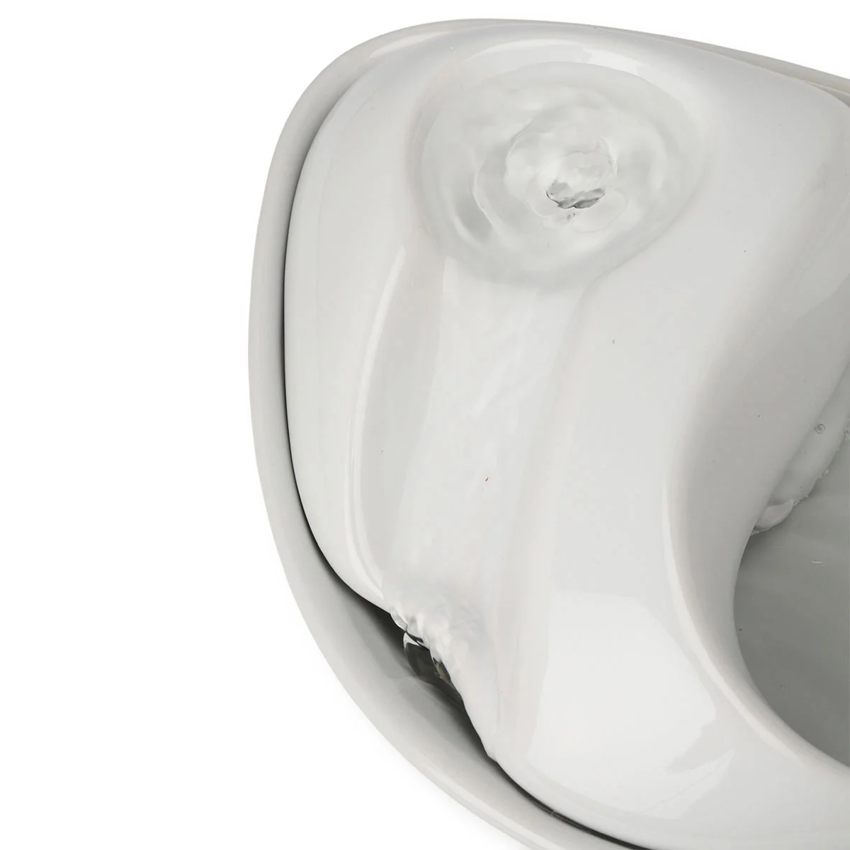 Pioneer Pet Keramik Trinkbrunnen Rain Drop Style 1,8 l weiß