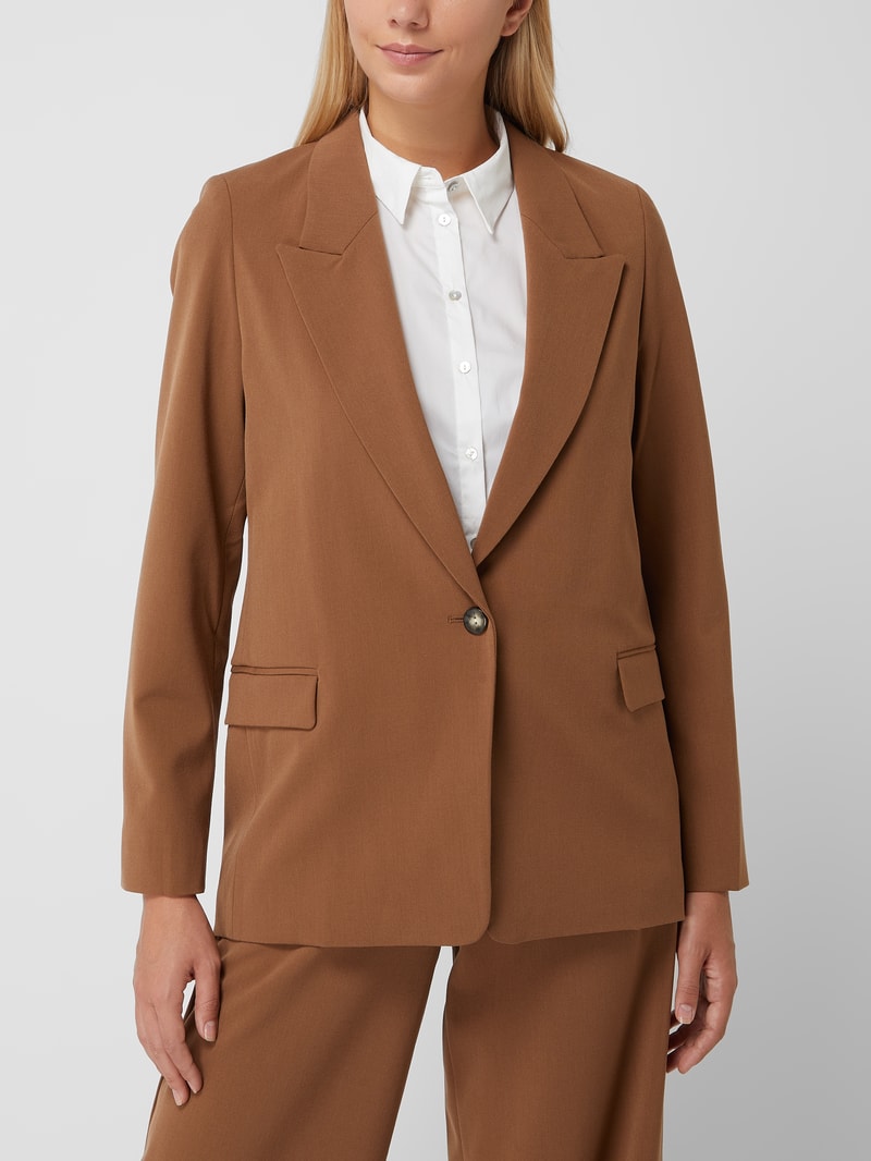 Blazer mit Reverskragen in camel