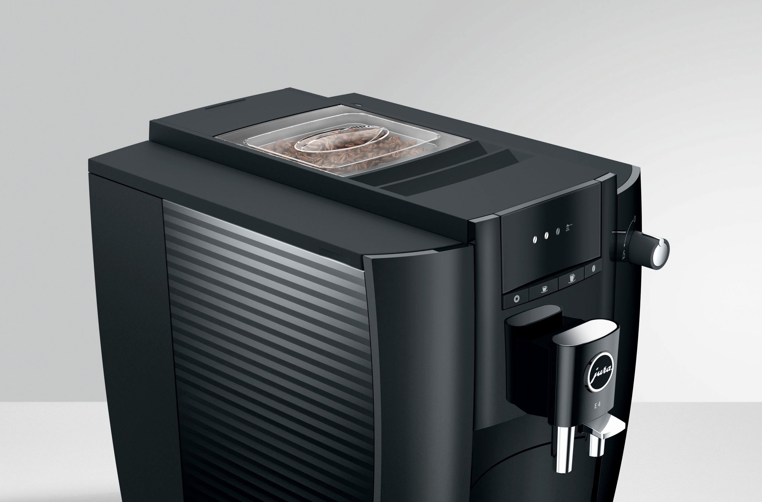JURA Kaffeevollautomat 15435 E4 Piano Black (EA)
