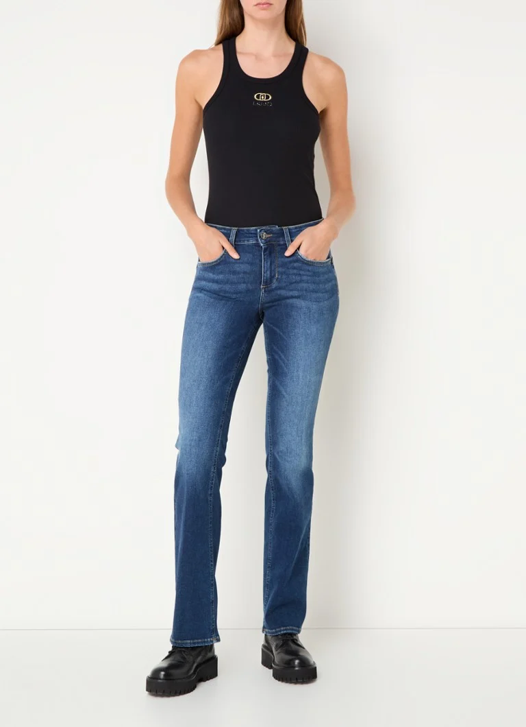 Liu Jo Mid waist bootcut jeans with stretch