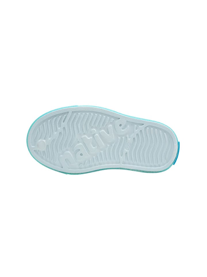 Native Slipper in Türkis/ Weiß günstig kaufen