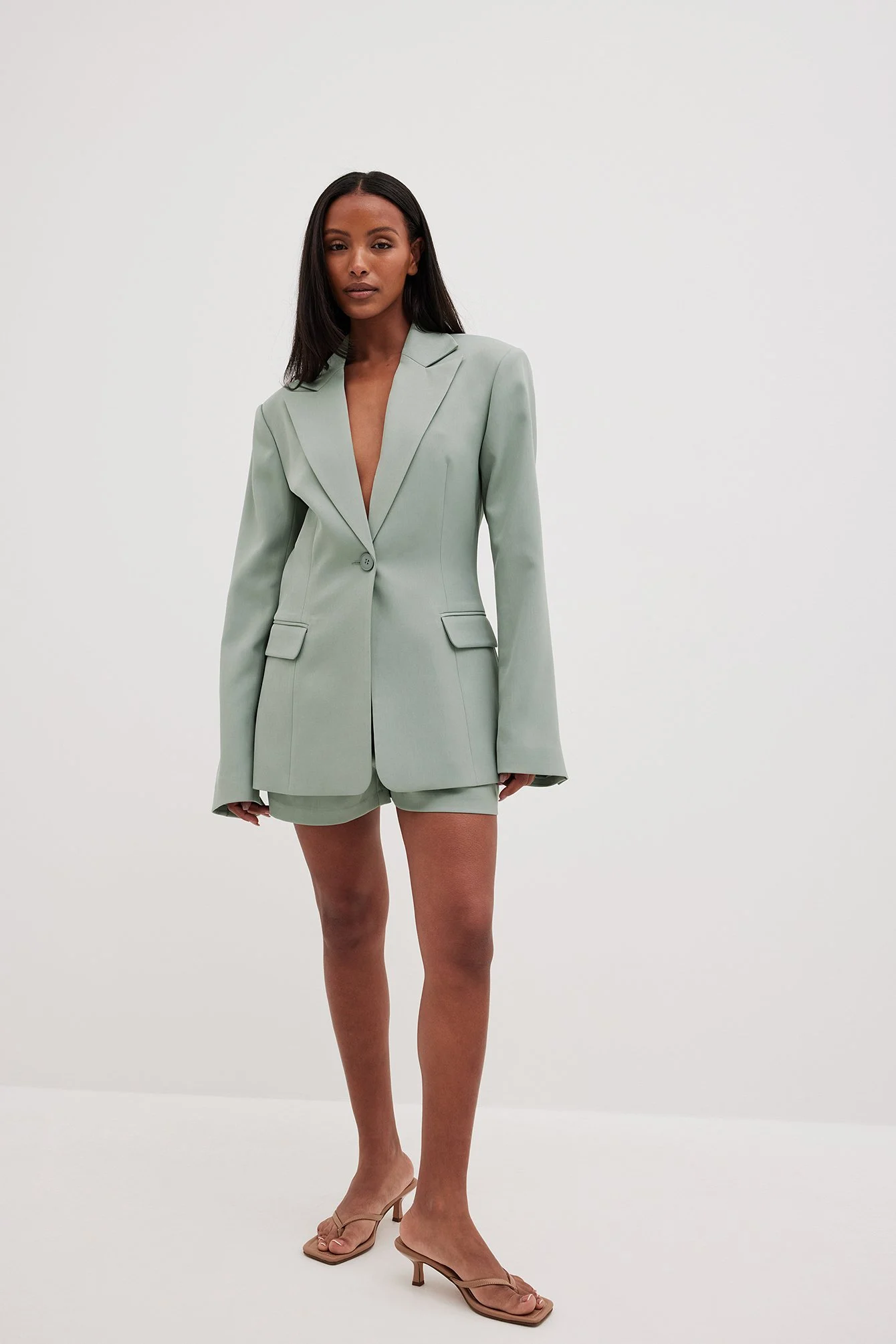 Figurbetonter Oversize-Blazer