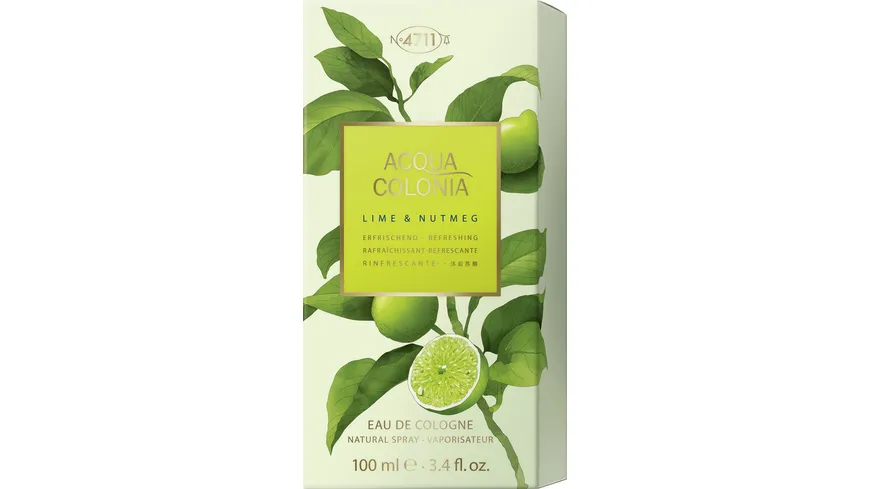 4711 ACQUA COLONIA Lime & Nutmeg EdC 100 ml