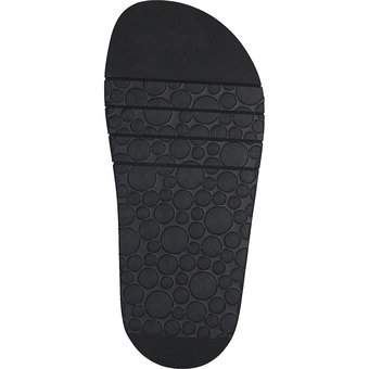 Genuins Cristi Napa Vegan Pantolette in schwarz
