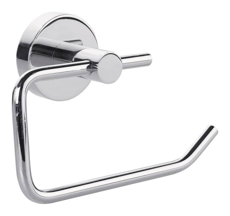tesa Smooz Toilettenpapierspender Metall, Chrom Silber
