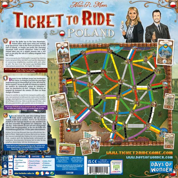 Ticket To Ride Polen (Erw.) (international)