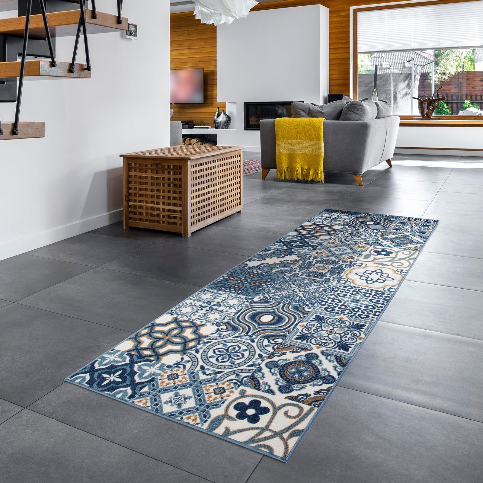 Teppich Newport, Teppichläufer erhältlich in 10 Größen, Läufer, Teppichboden, Floordirekt
