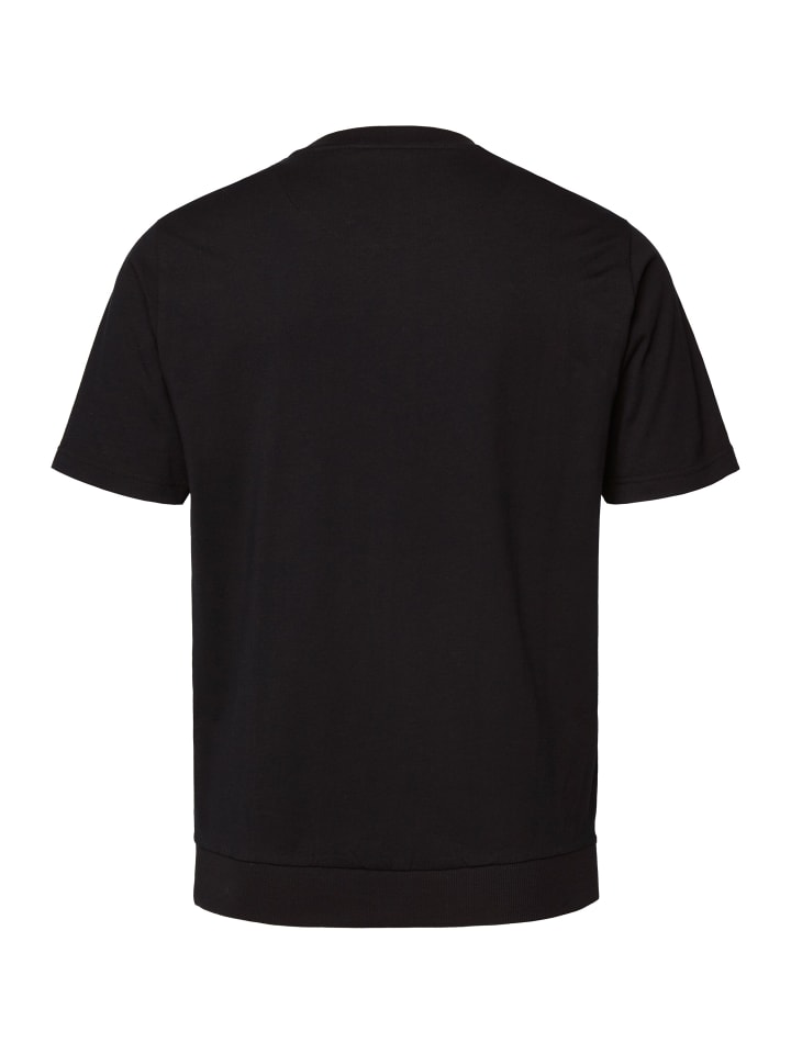 Men Plus Kurzarm T-Shirt in schwarz günstig kaufen