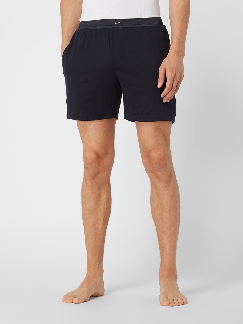 Pyjama-Hose aus Baumwolle in dunkelblau