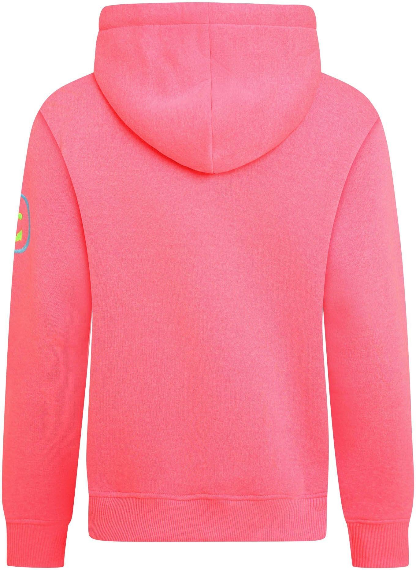 Zwillingsherz Kapuzensweatshirt mit Aufschrift 