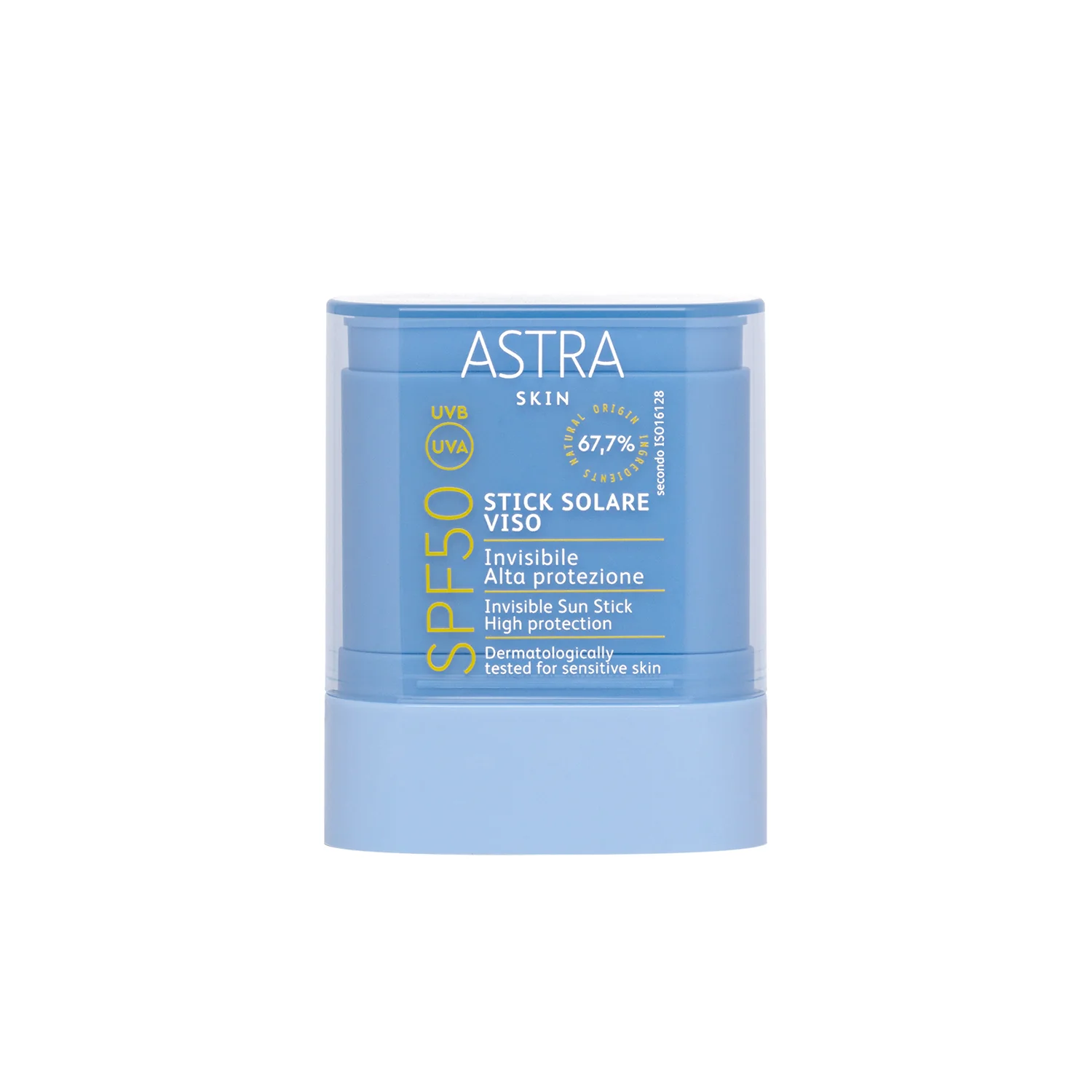 Astra Skin Protector Solar Facial en Barra SPF 50 - Barra solar de alta protección.