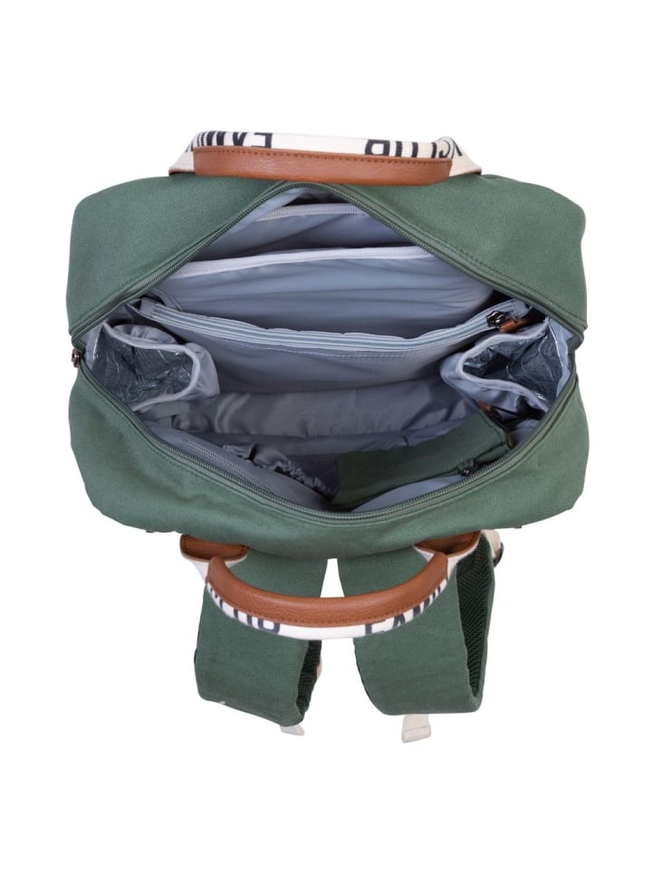 Childhome Wickelrucksack Family Club - Signature - in gruen günstig kaufen onesize