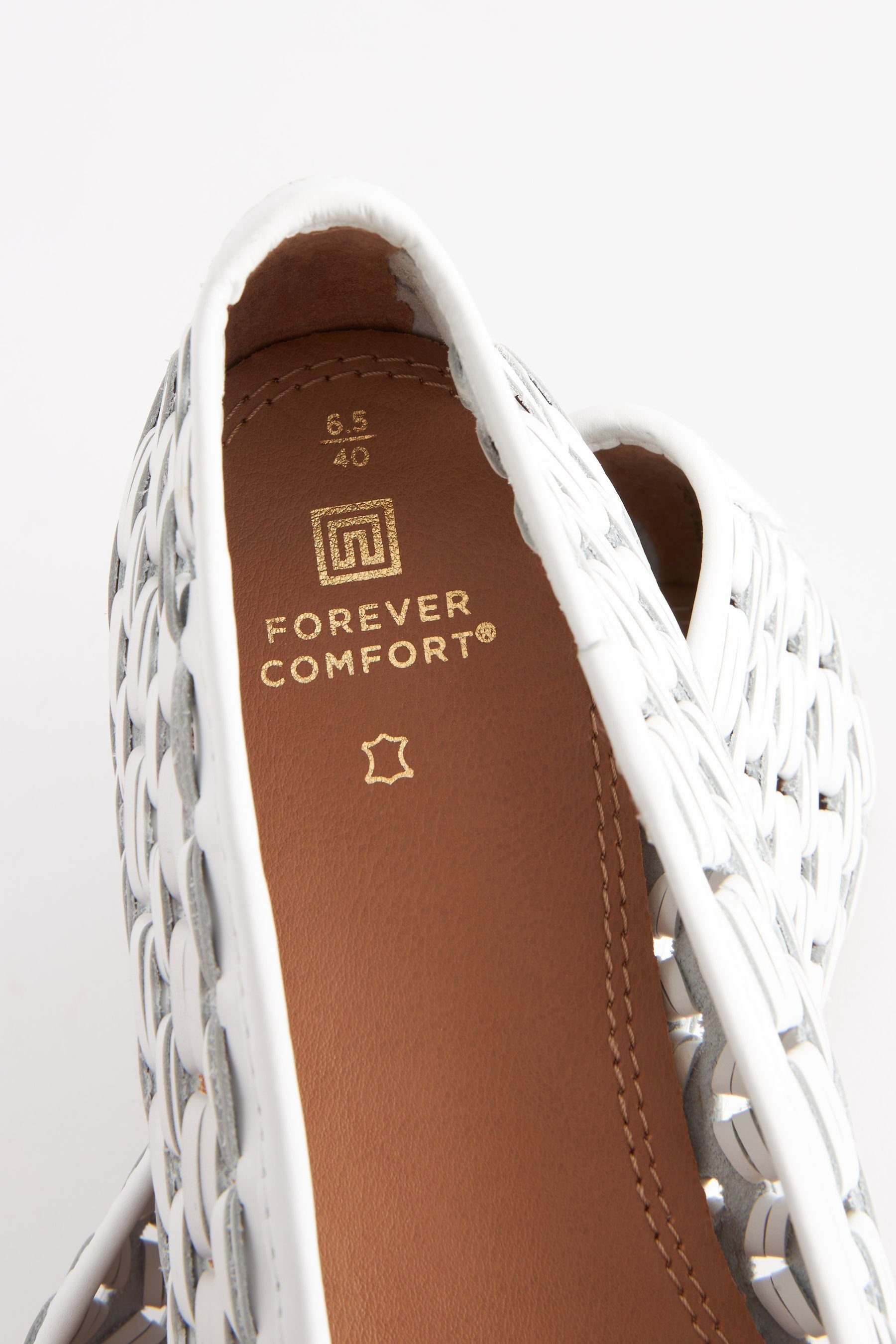 Next Forever Comfort® Ballerinas aus geflochtenem Leder Ballerina (1-tlg)