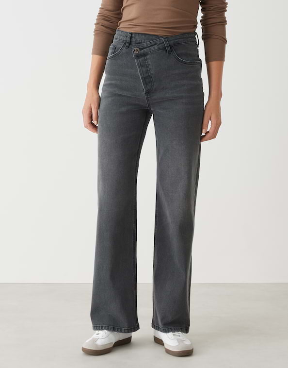 Wide Leg Jeans Marli crisscross