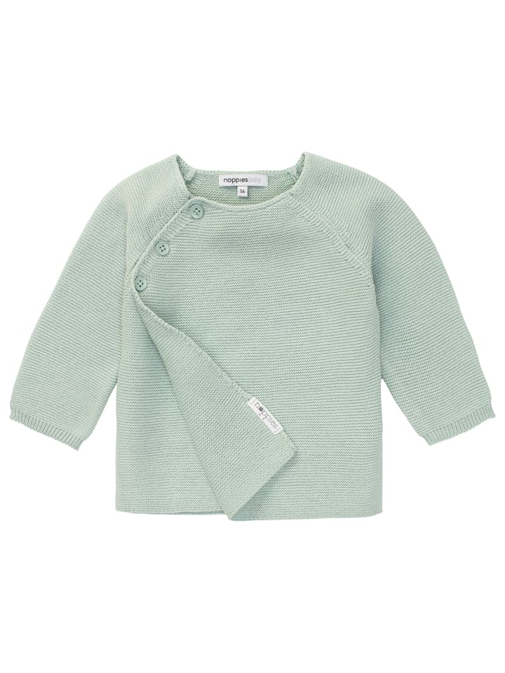 Noppies Strickjacke Pino in Grey Mint günstig kaufen